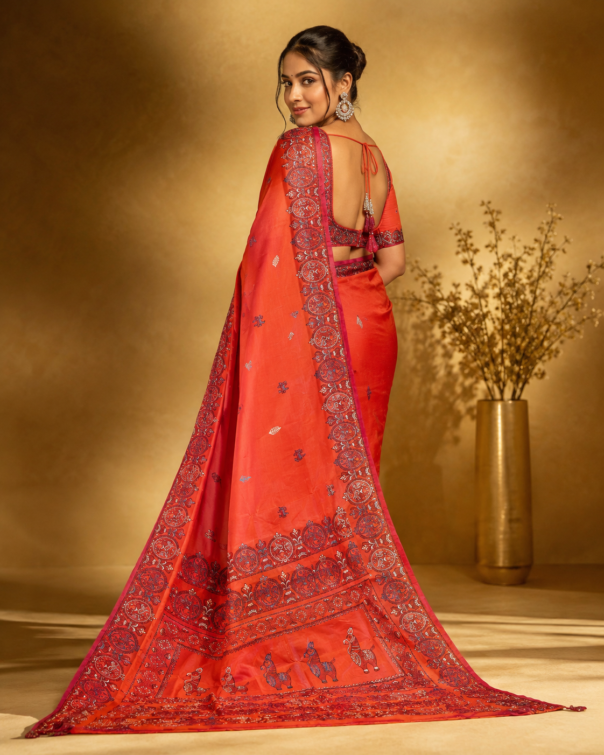 RESHAMDOREE RAJWADI HERITAGE SILK SAREE