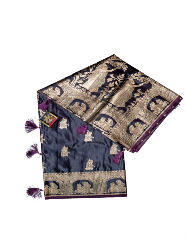 WOVEN BANARASI SATIN SILK SAREE